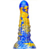 MetallicAnal Gode Fantasy Ninja 16 x 5.2cm Bleu-Doré